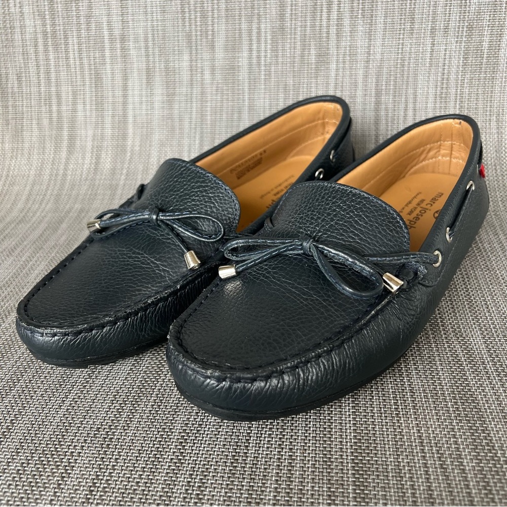 Marc Joseph New York Black Leather Flats Size 6.5
